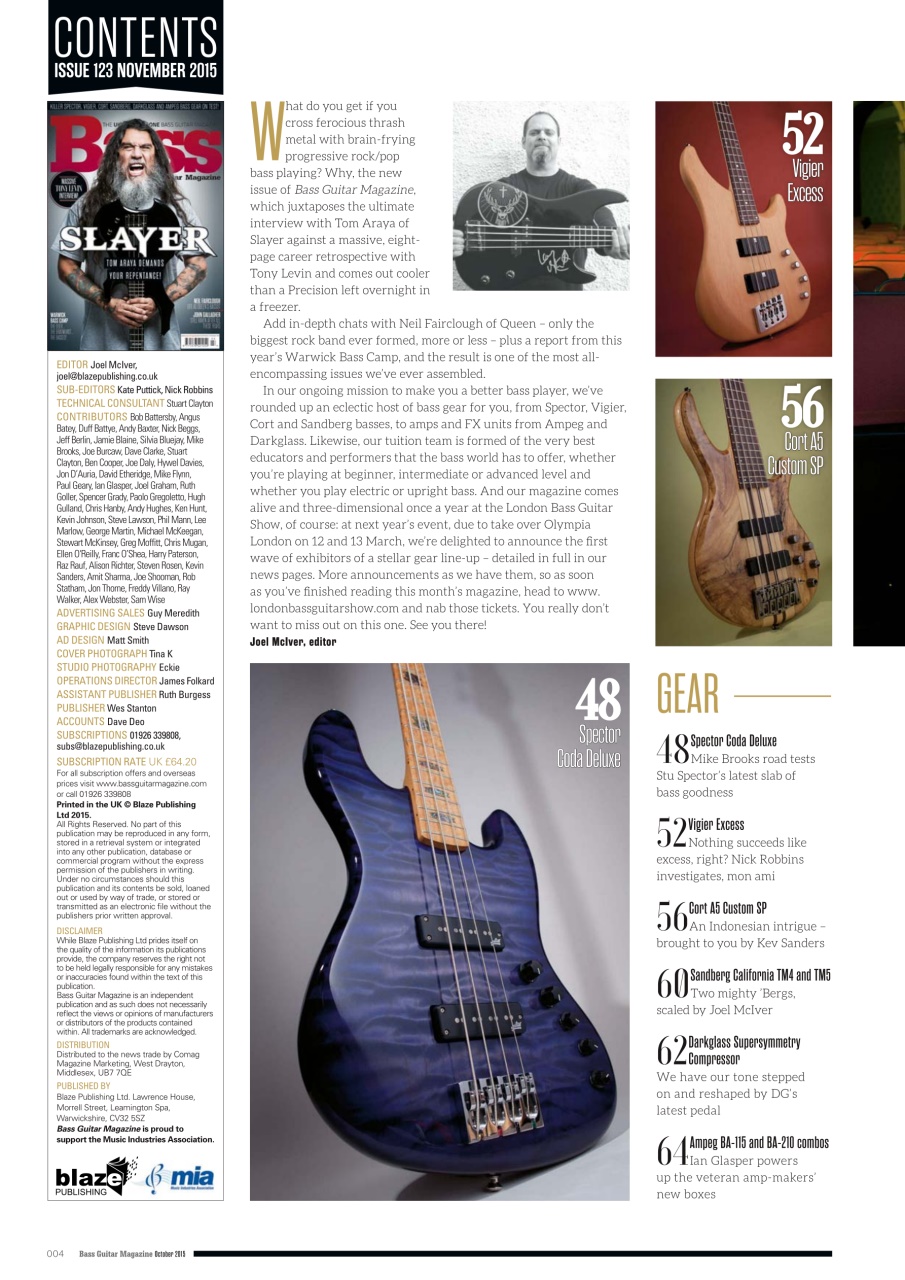 Bass Player UK Preview Pages