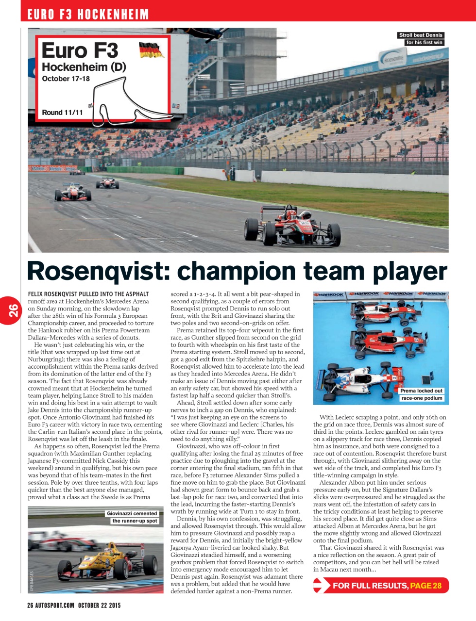 Autosport Preview Pages