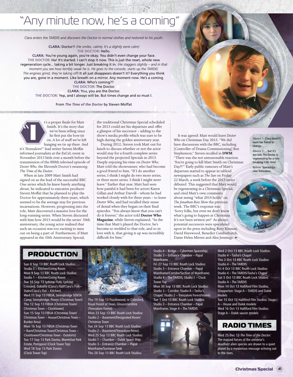 Doctor Who Magazine Preview Pages