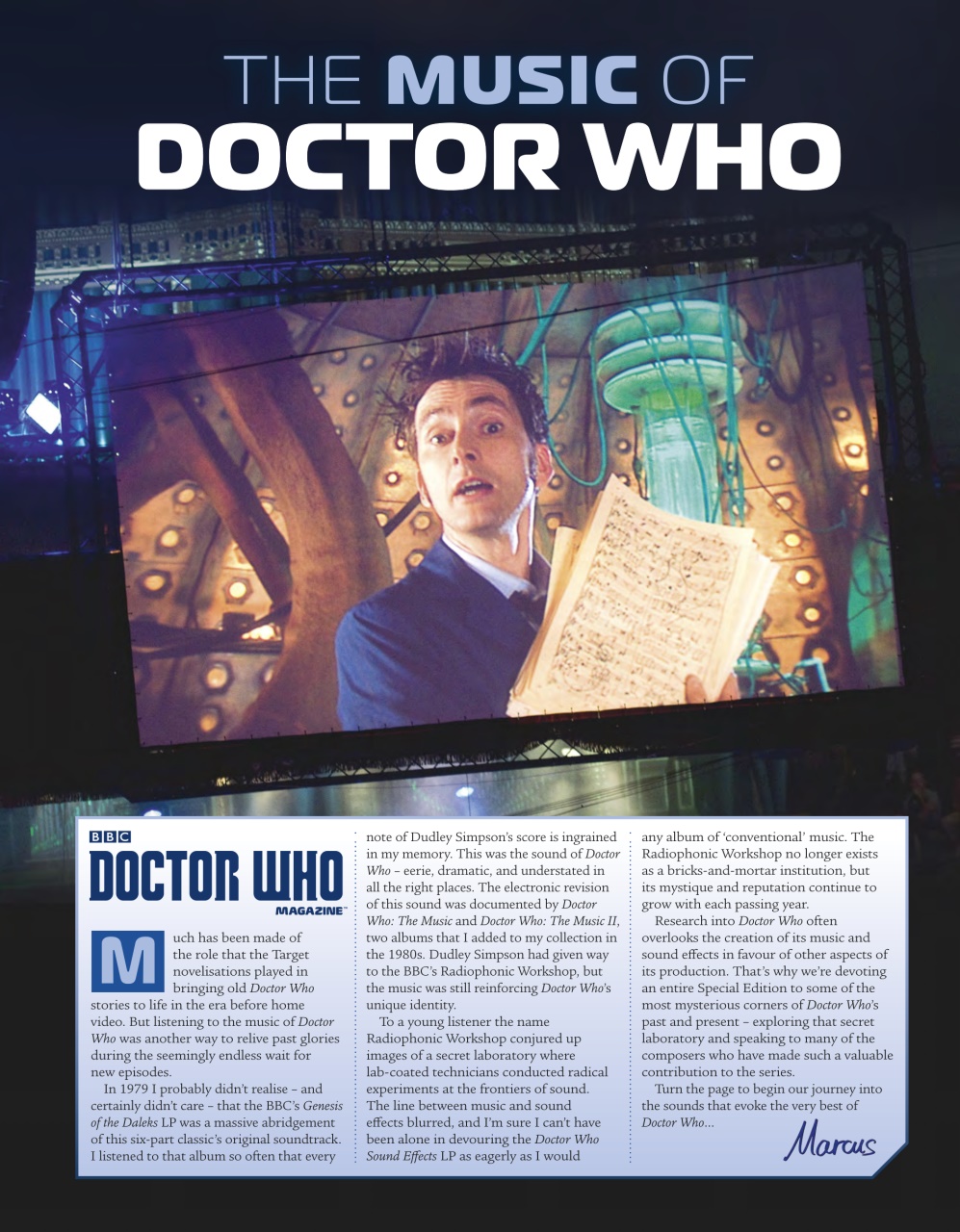Doctor Who Magazine Preview Pages