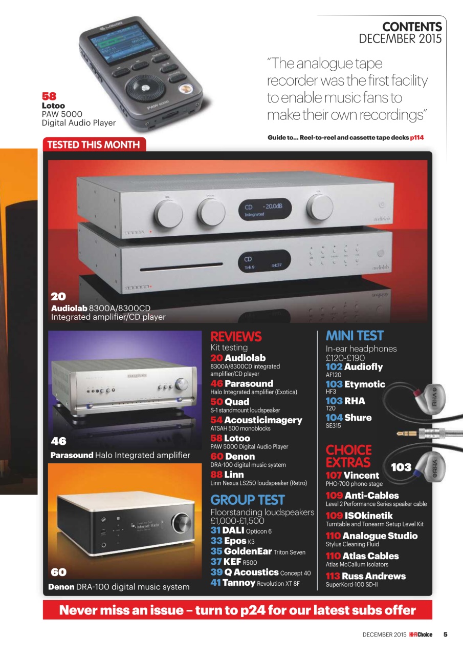 Hi-Fi Choice Preview Pages