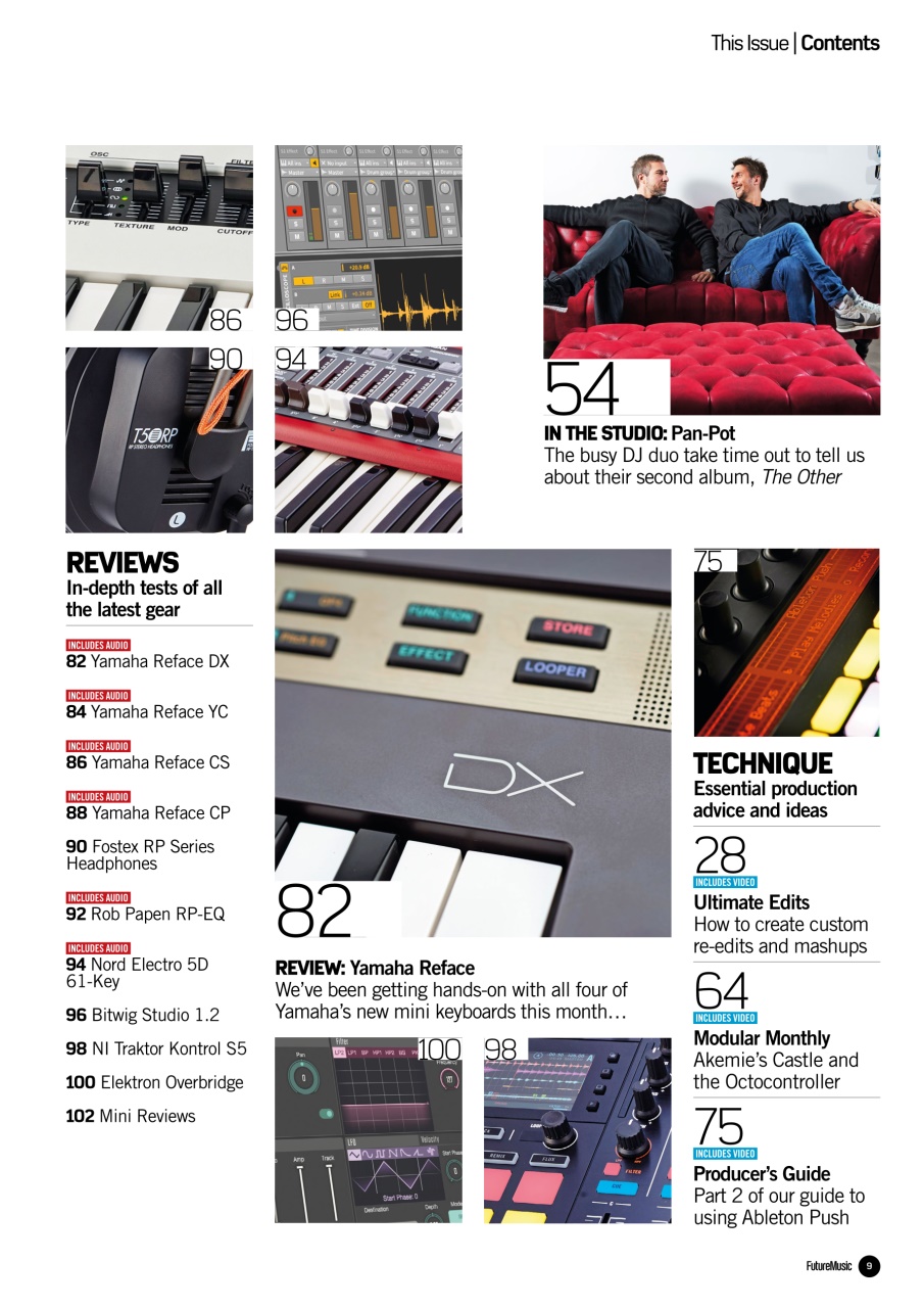 Future Music Preview Pages