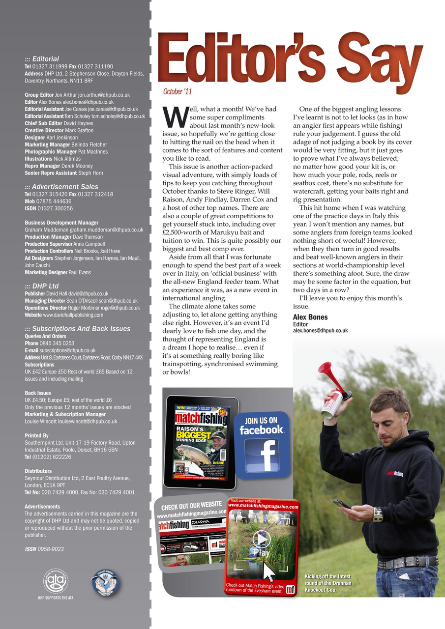 Match Fishing Preview Pages