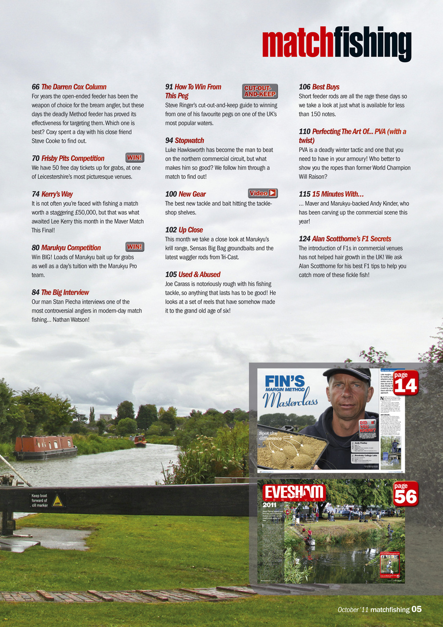 Match Fishing Preview Pages