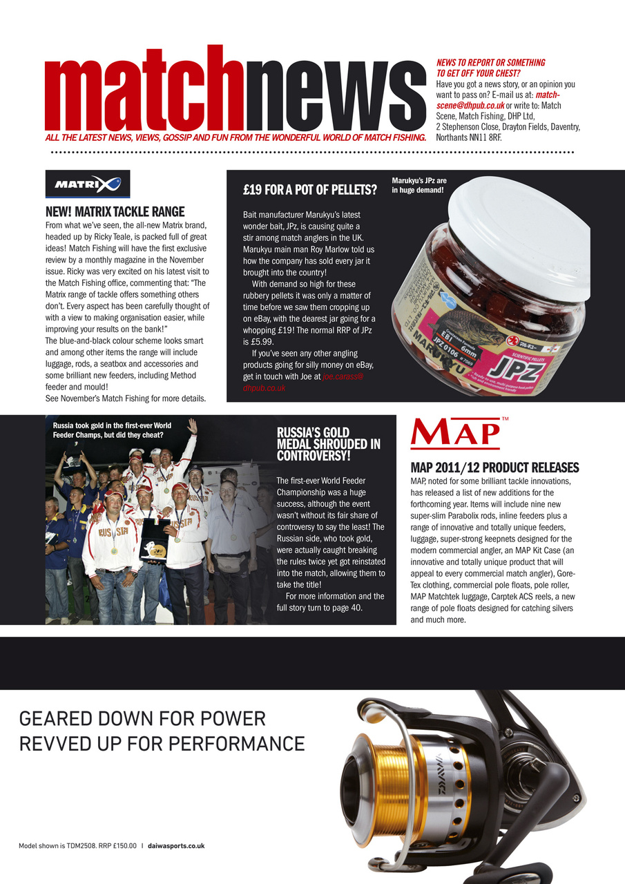 Match Fishing Preview Pages