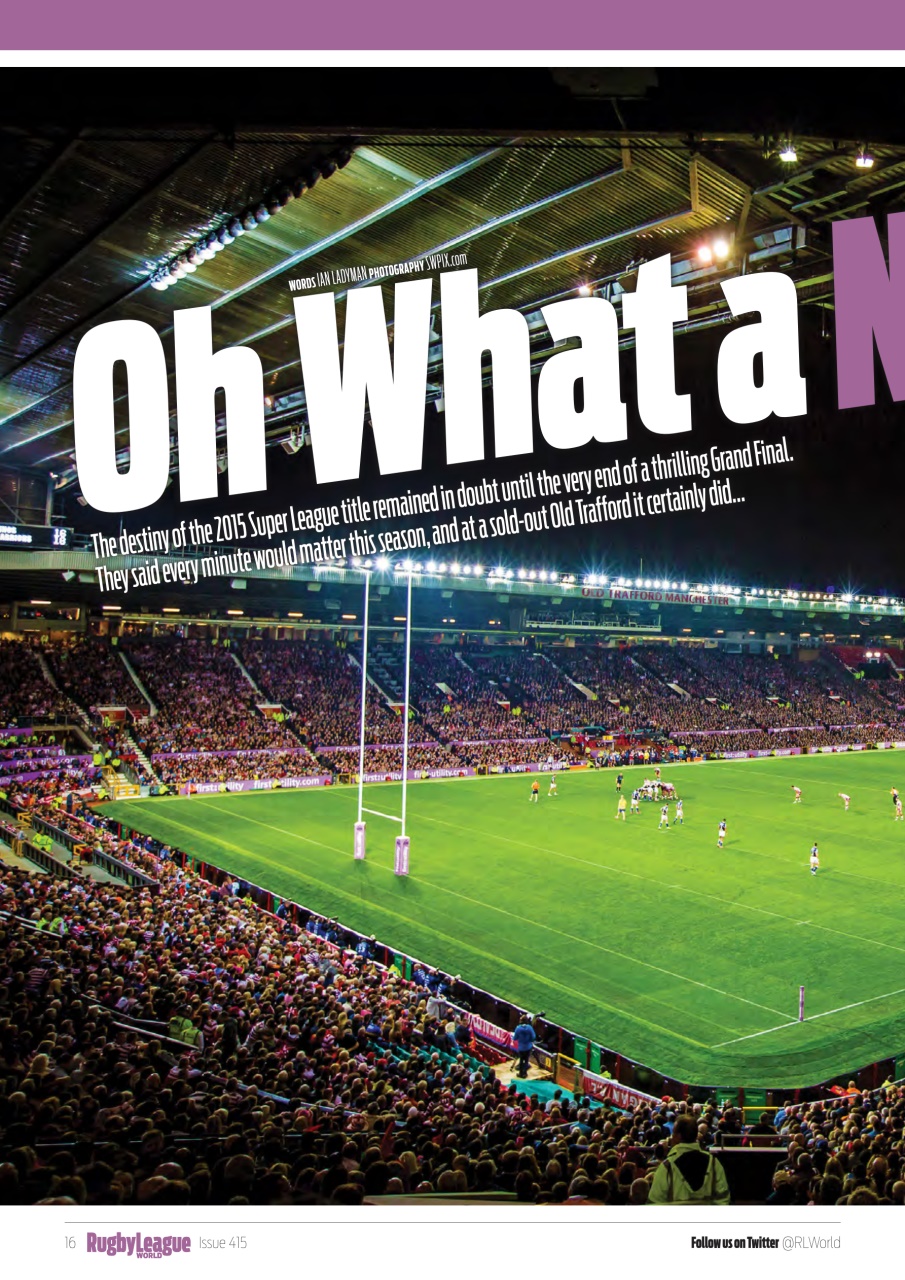 Rugby League World Preview Pages