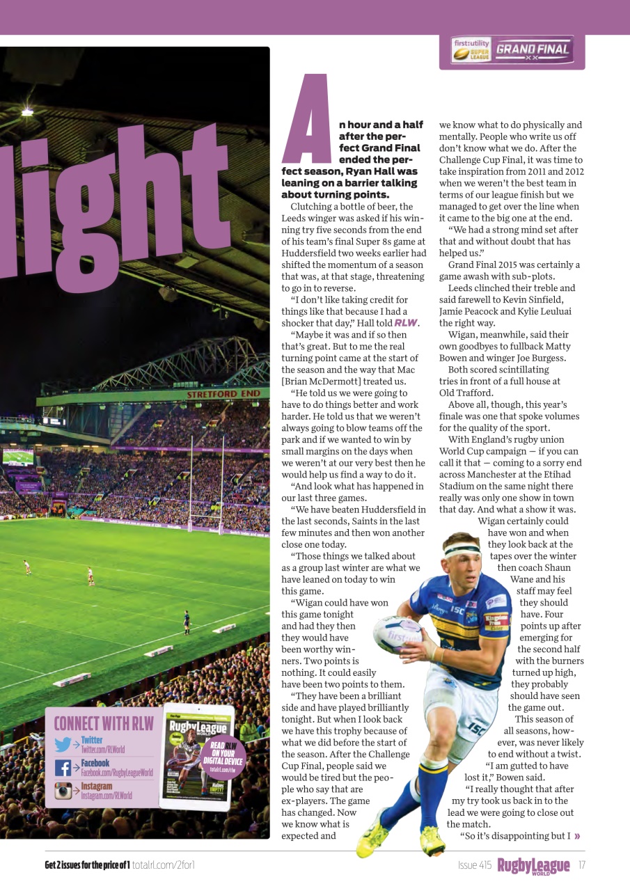 Rugby League World Preview Pages