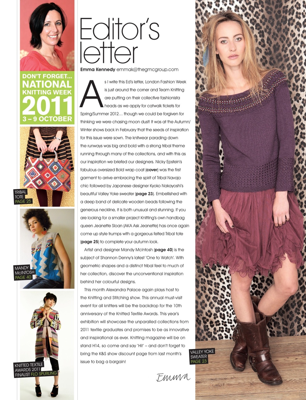 Knitting Preview Pages