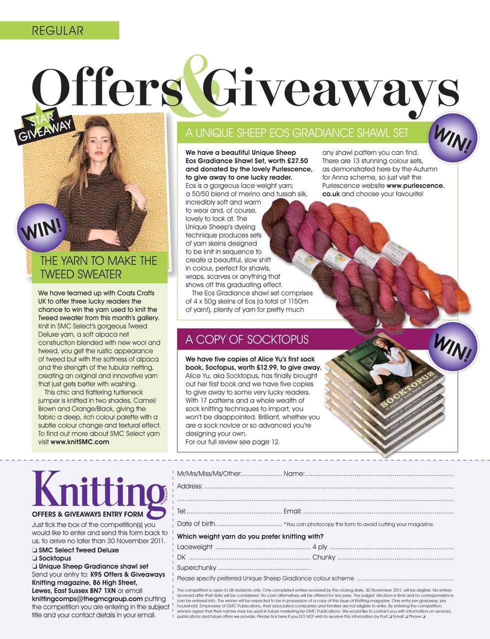 Knitting Preview Pages