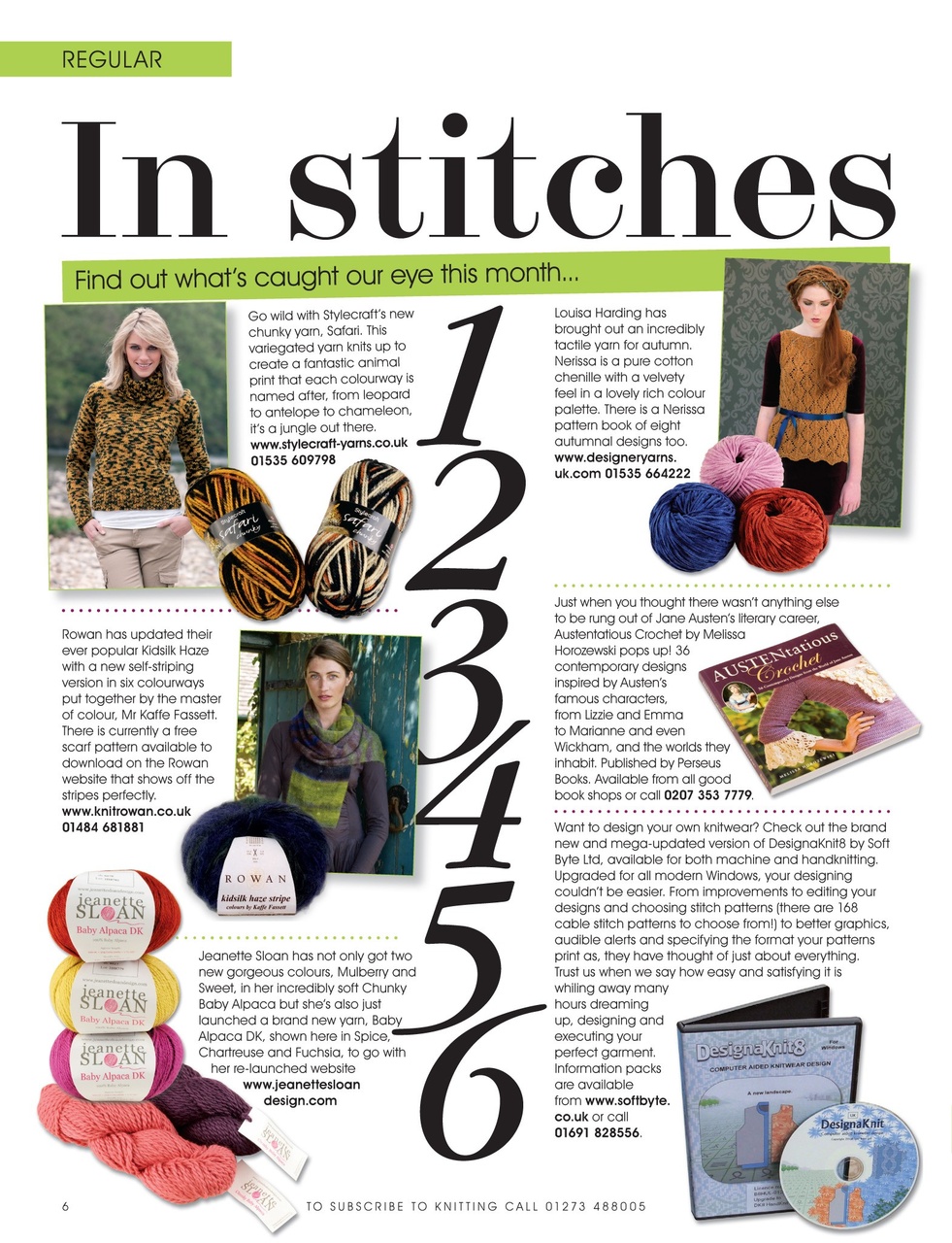 Knitting Preview Pages