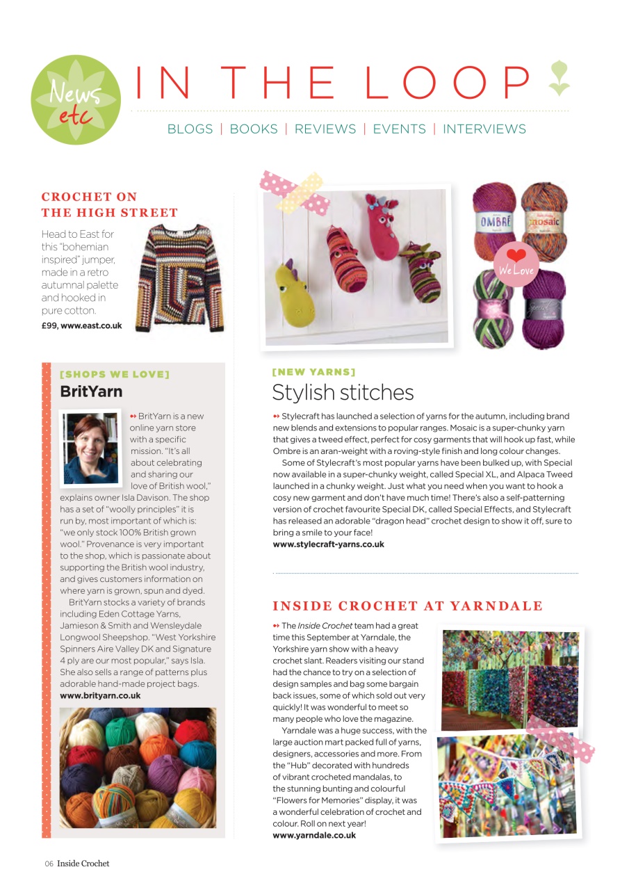 Inside Crochet Preview Pages