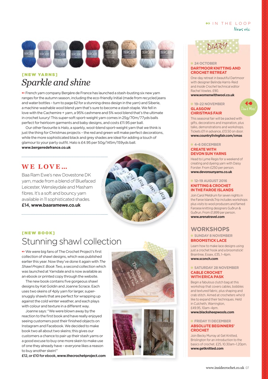 Inside Crochet Preview Pages