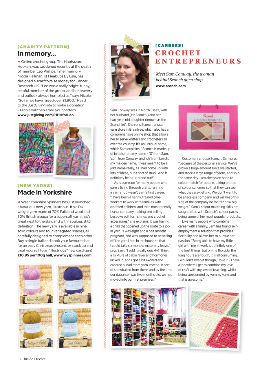 Inside Crochet Preview Pages