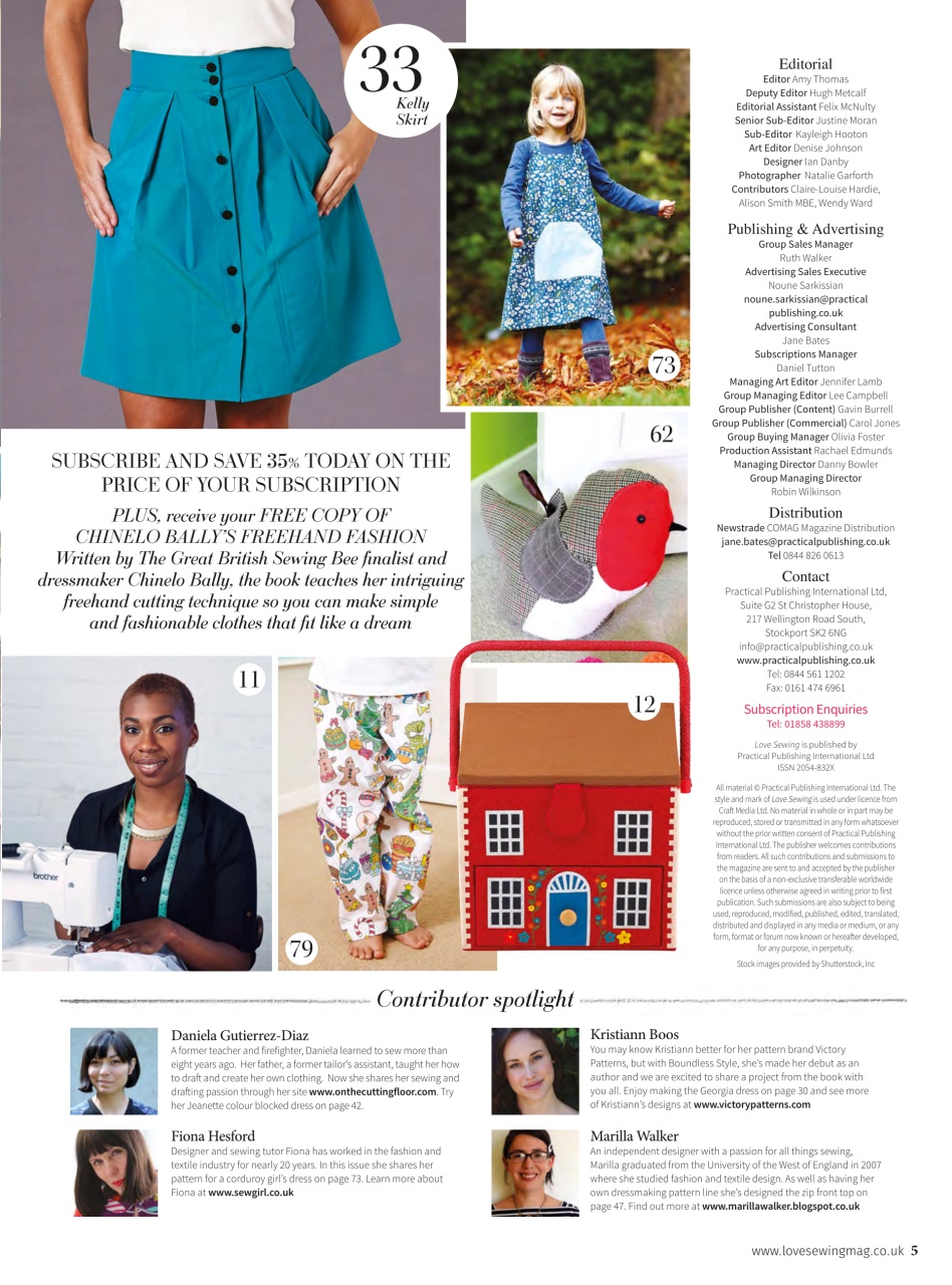 Love Sewing Preview Pages