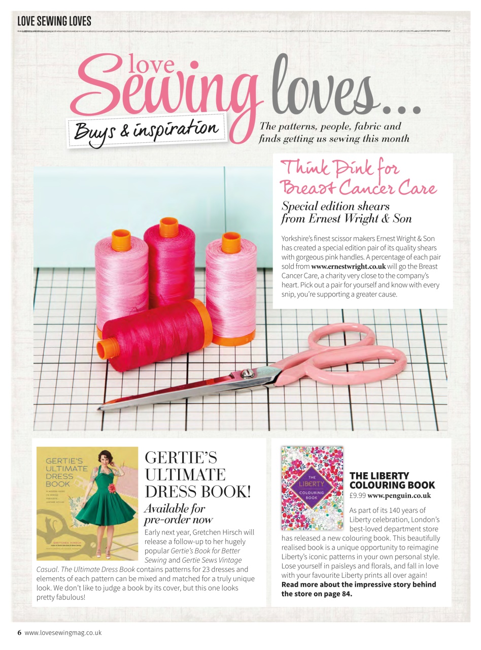 Love Sewing Preview Pages