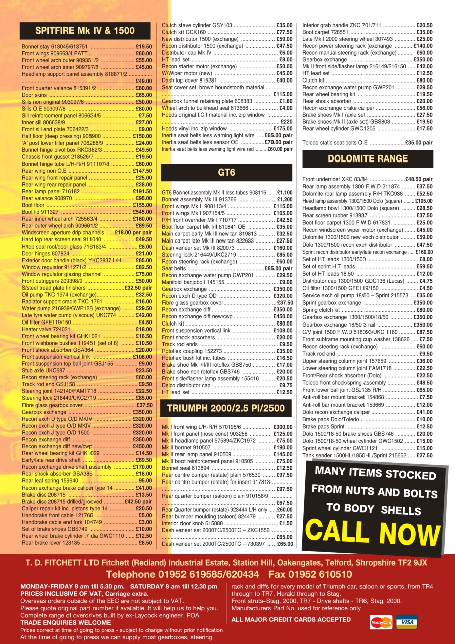 Triumph World Preview Pages