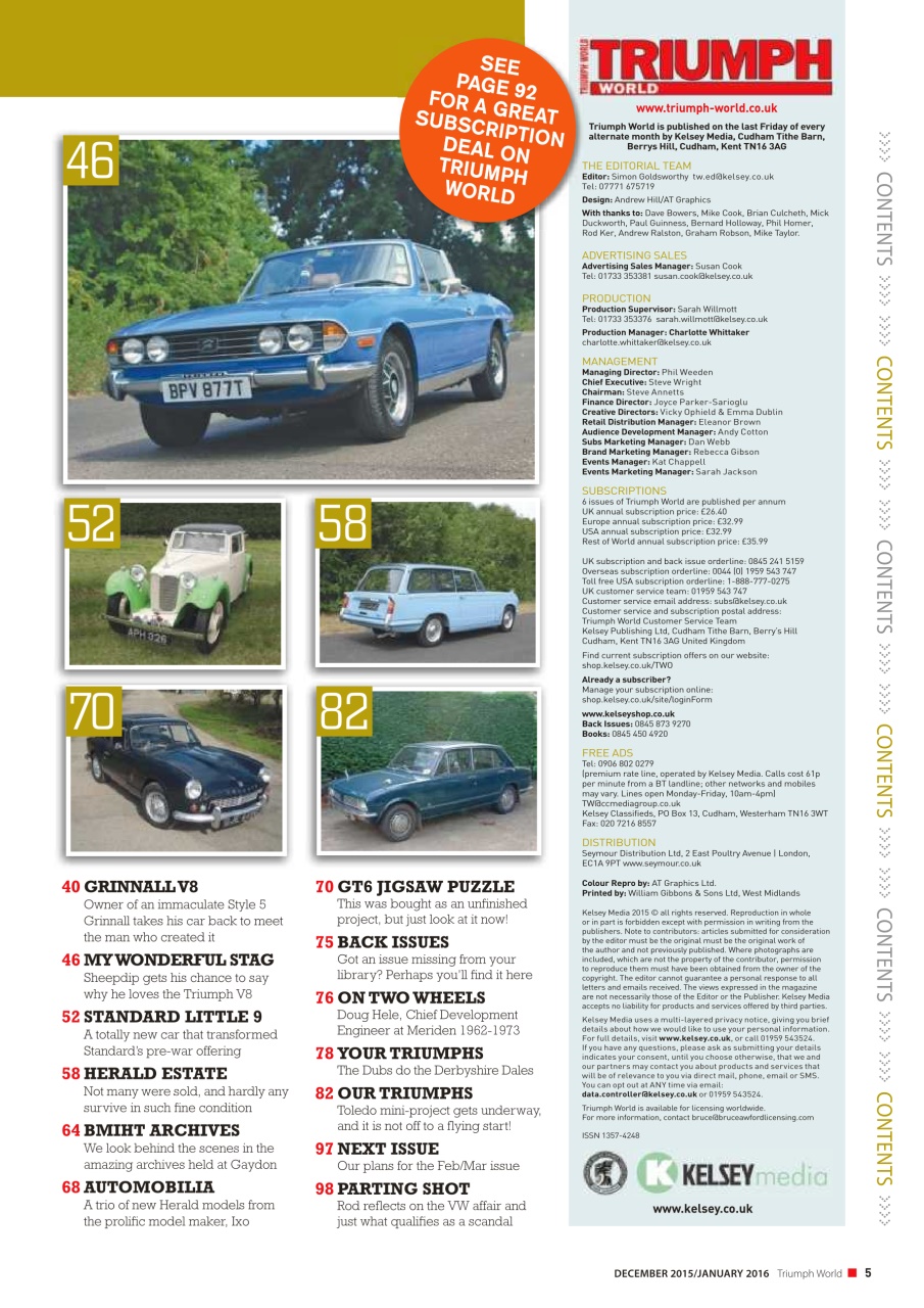 Triumph World Preview Pages