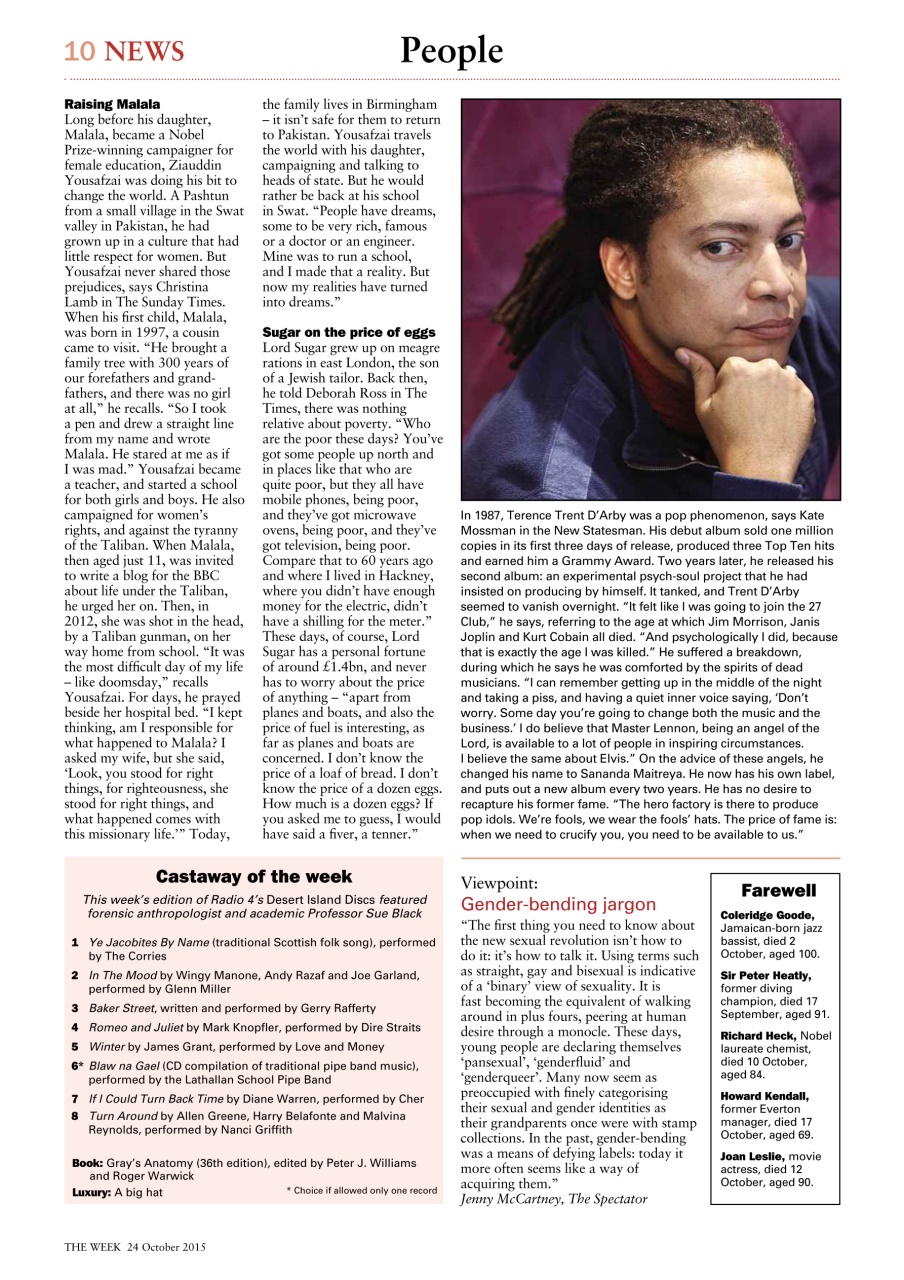 The Week Preview Pages