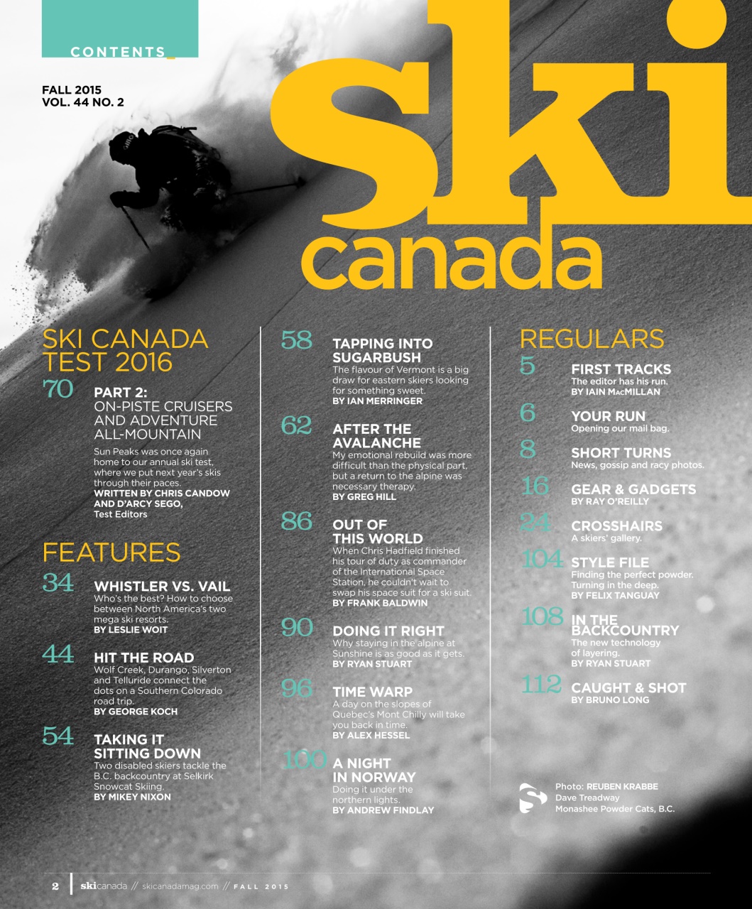 Ski Canada Preview Pages