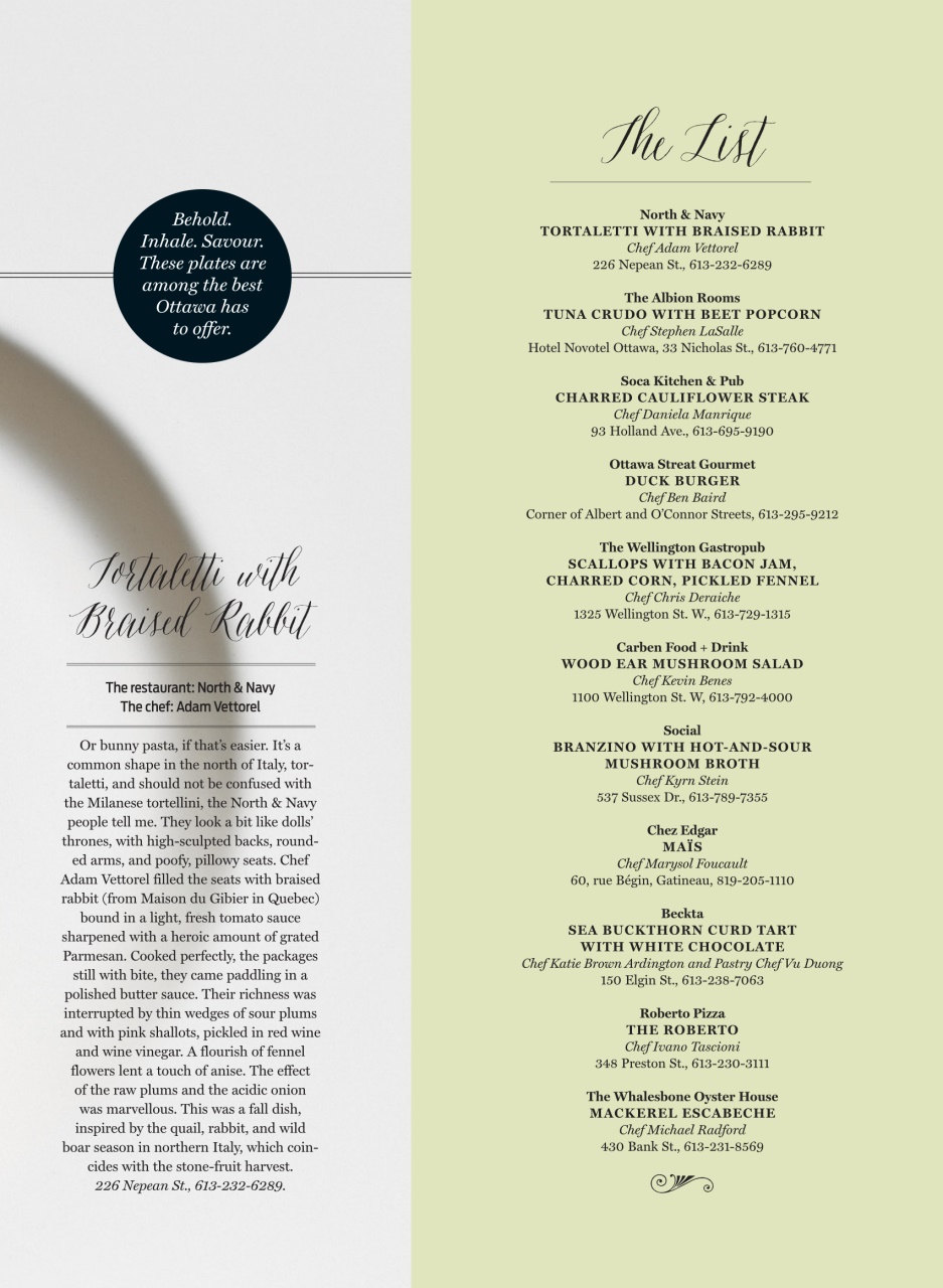 Ottawa Magazine Preview Pages