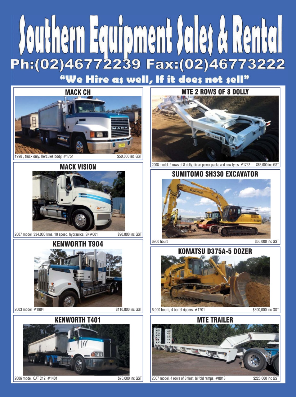 JUST TRUCKS Preview Pages