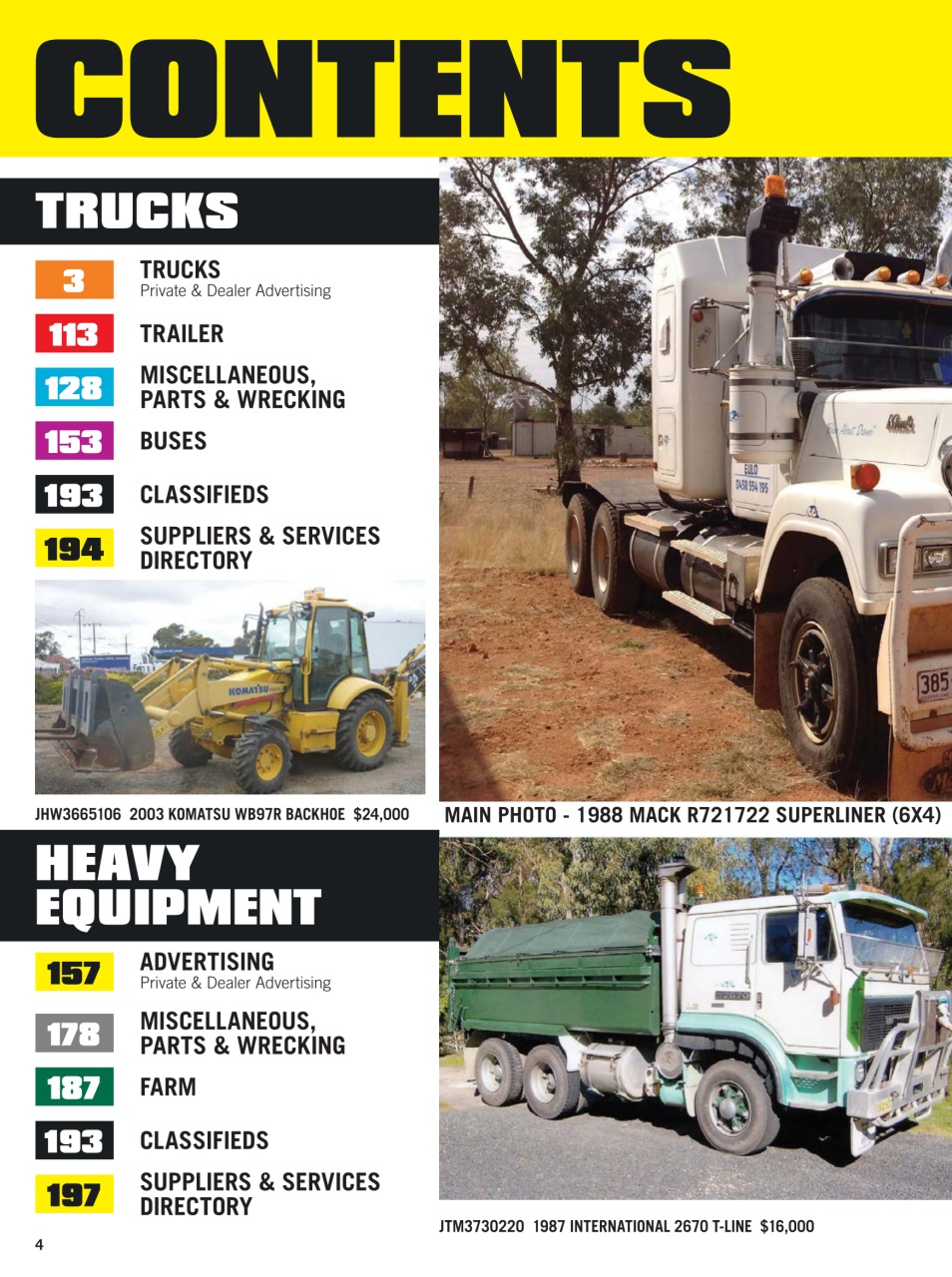 JUST TRUCKS Preview Pages