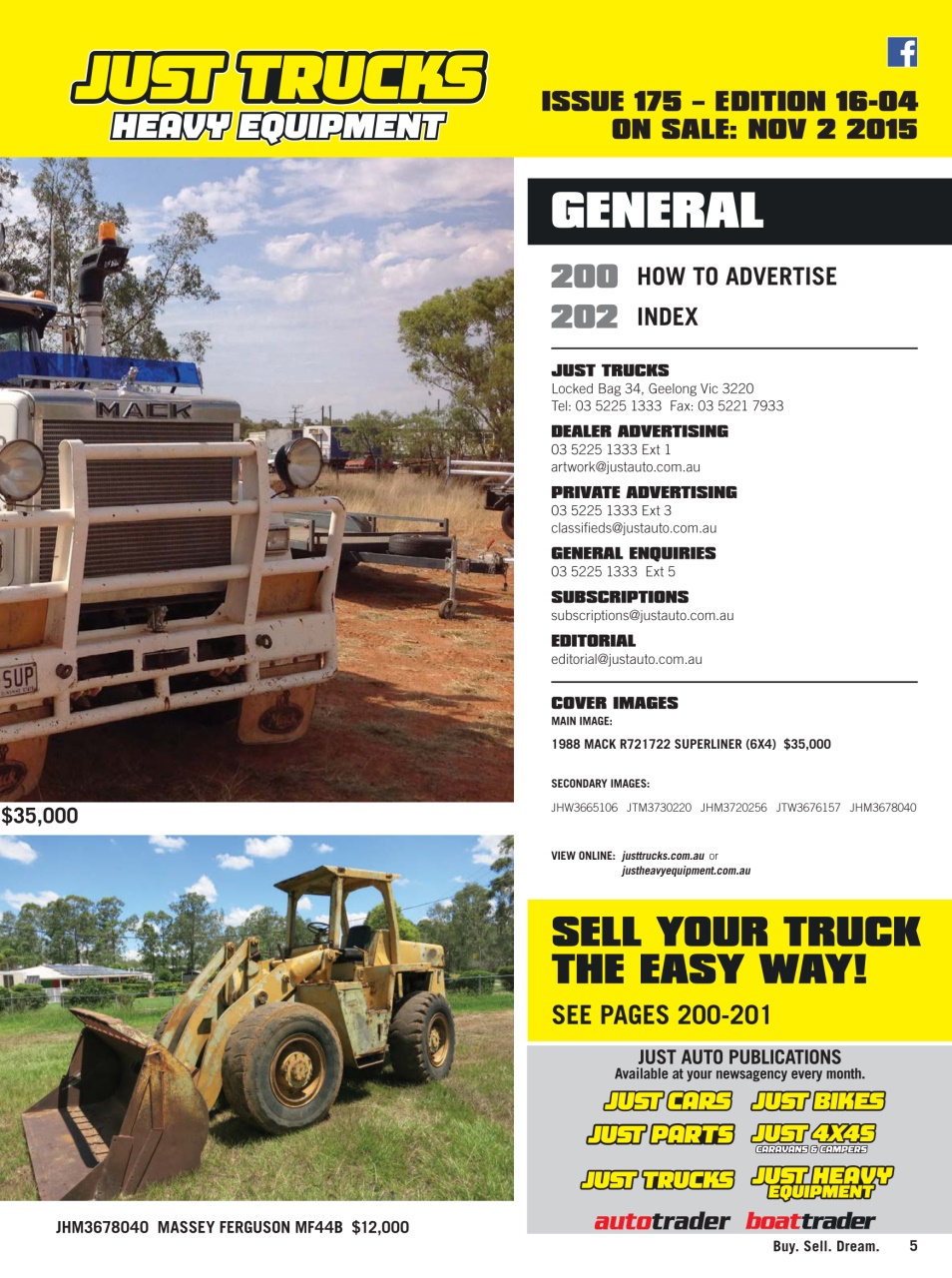 JUST TRUCKS Preview Pages