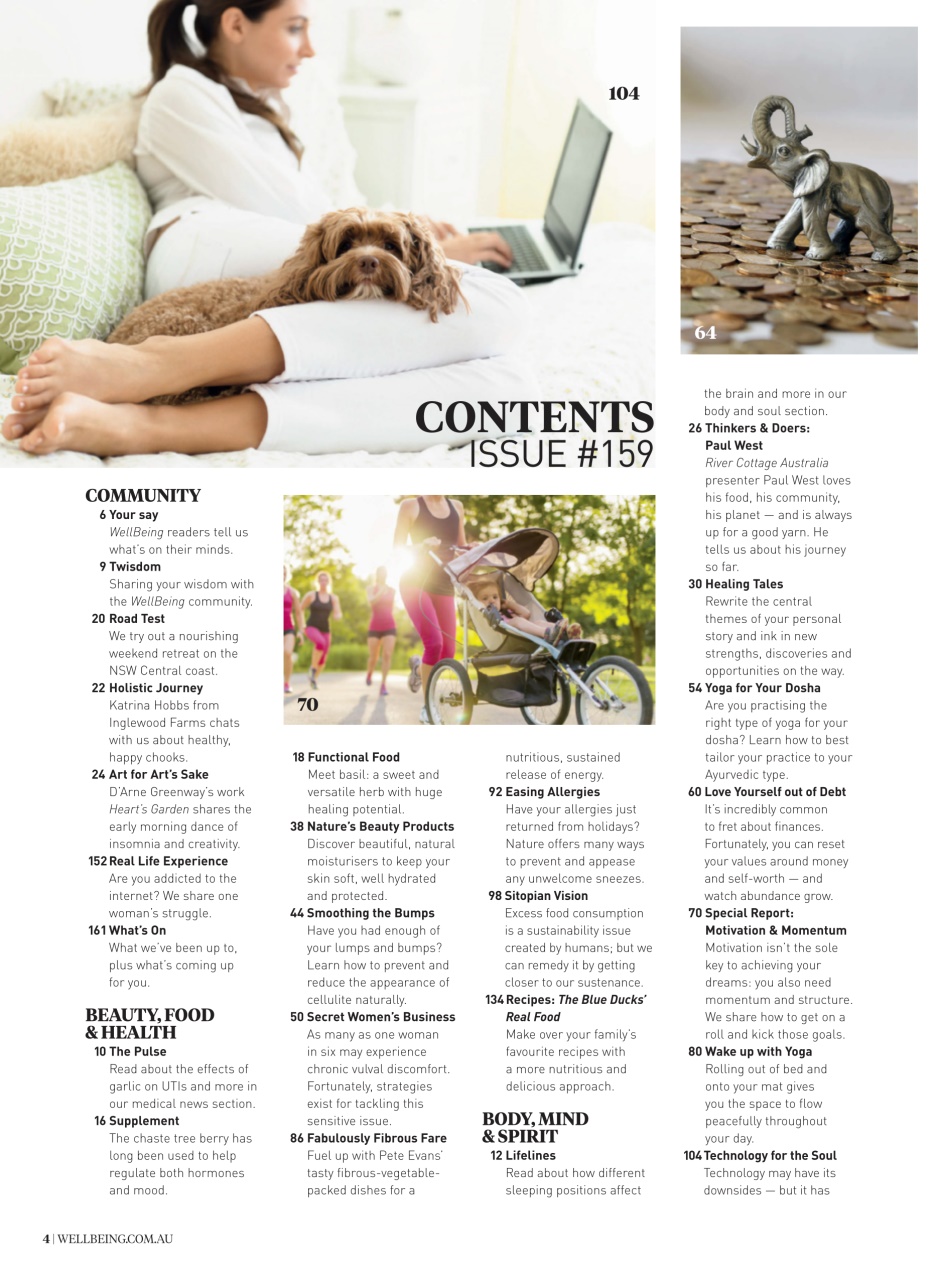 WellBeing Preview Pages