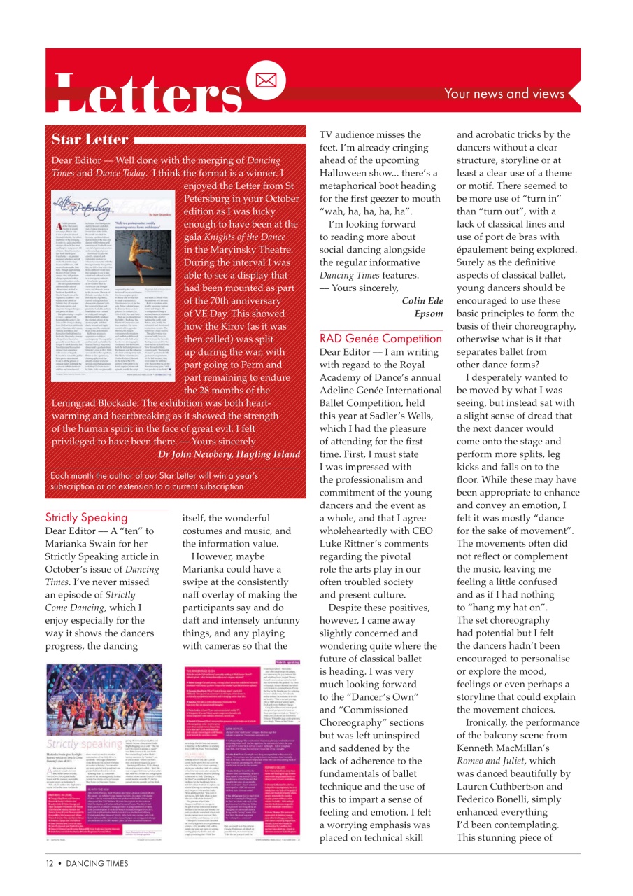 Dancing Times Preview Pages