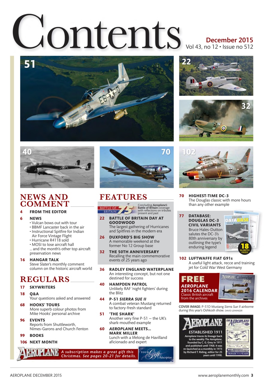 Aeroplane Preview Pages