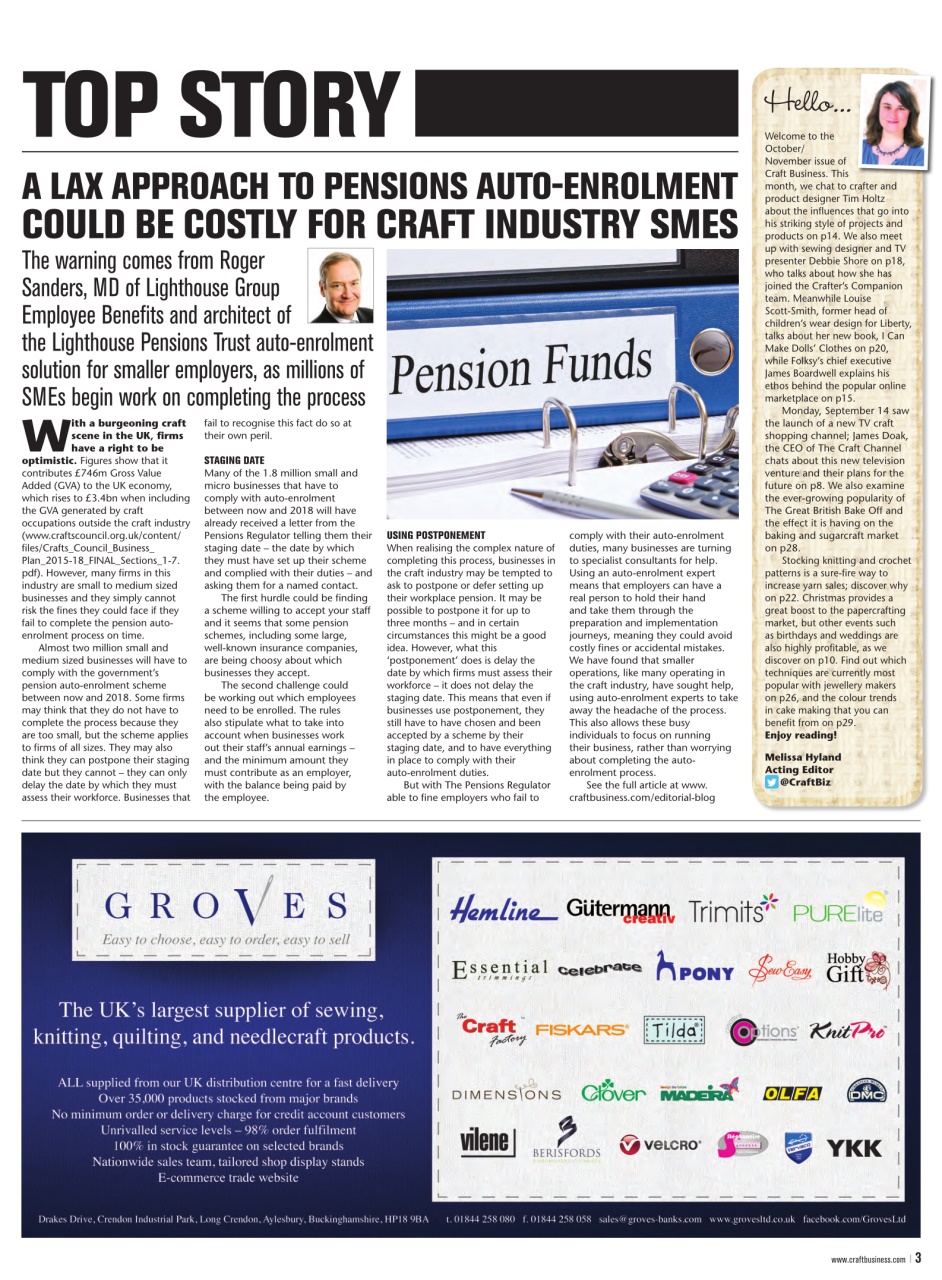 Craft Business Preview Pages