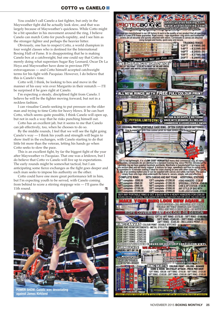 Boxing Monthly Preview Pages