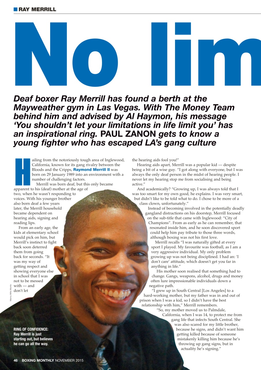 Boxing Monthly Preview Pages