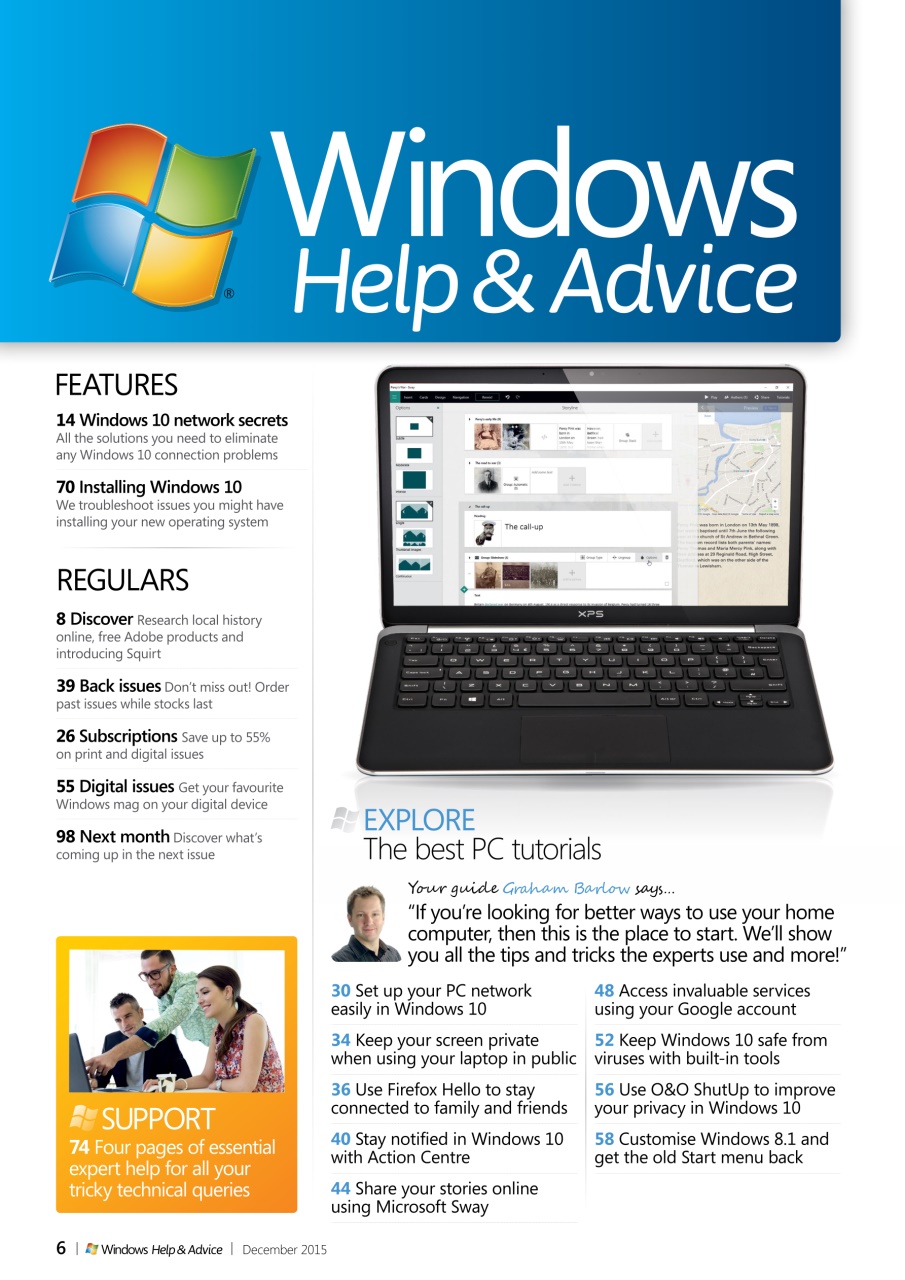 Windows Help & Advice Preview Pages