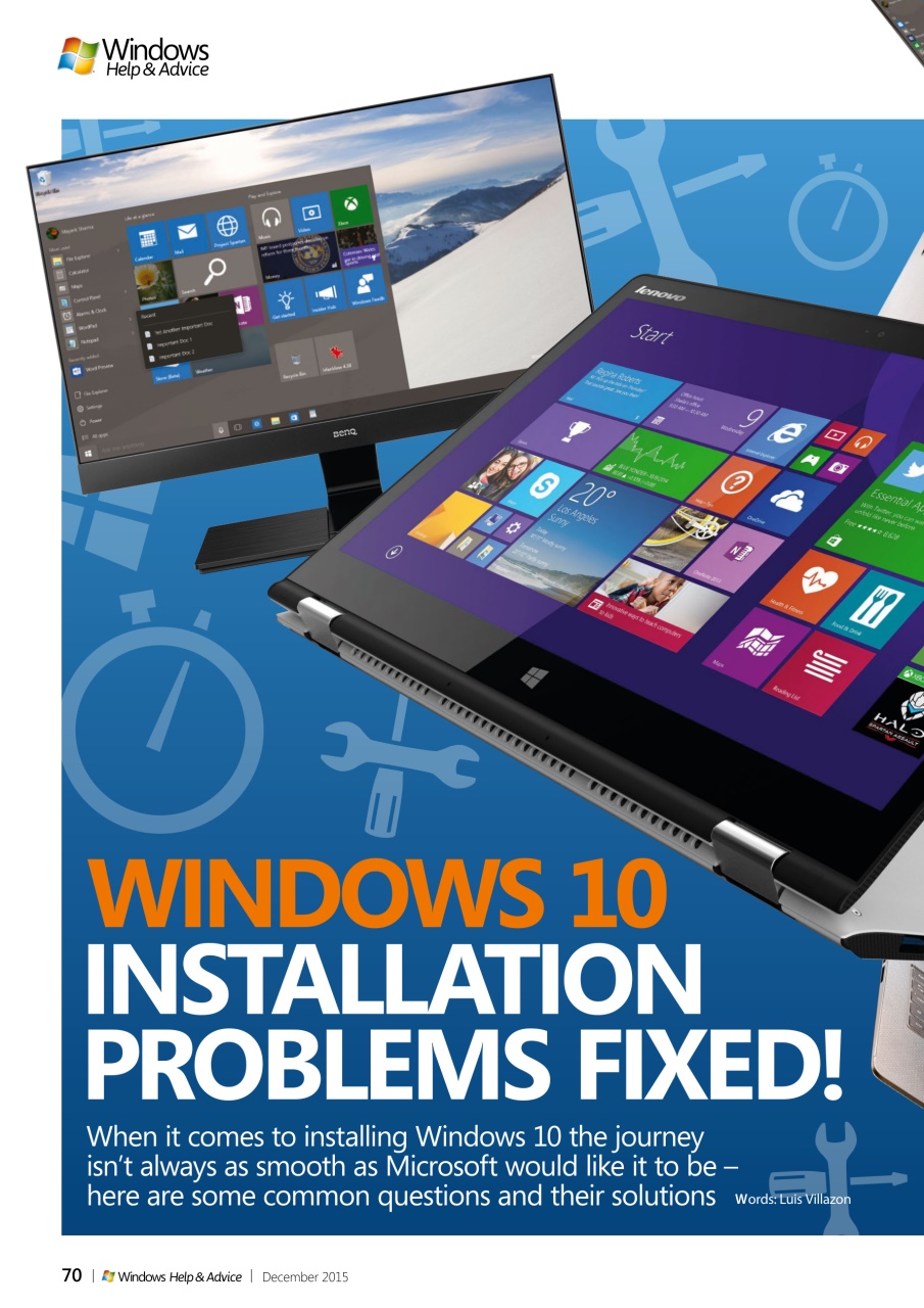 Windows Help & Advice Preview Pages