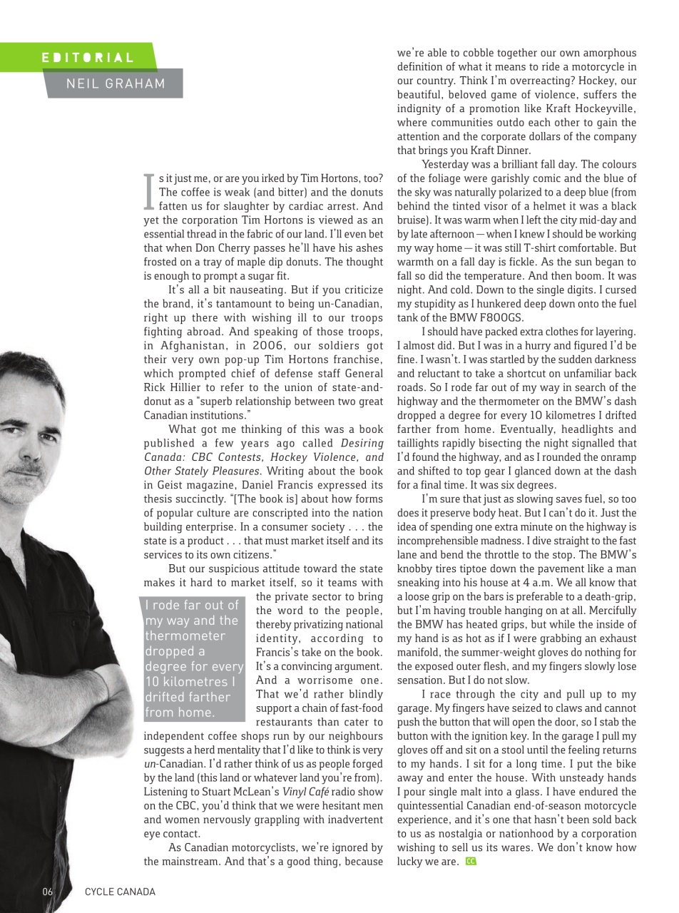 Cycle Canada Preview Pages