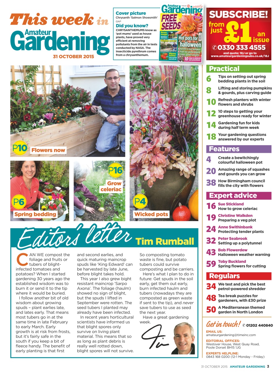 Amateur Gardening Preview Pages