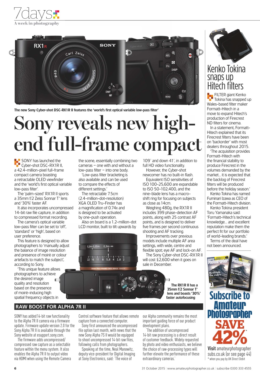 Amateur Photographer Preview Pages