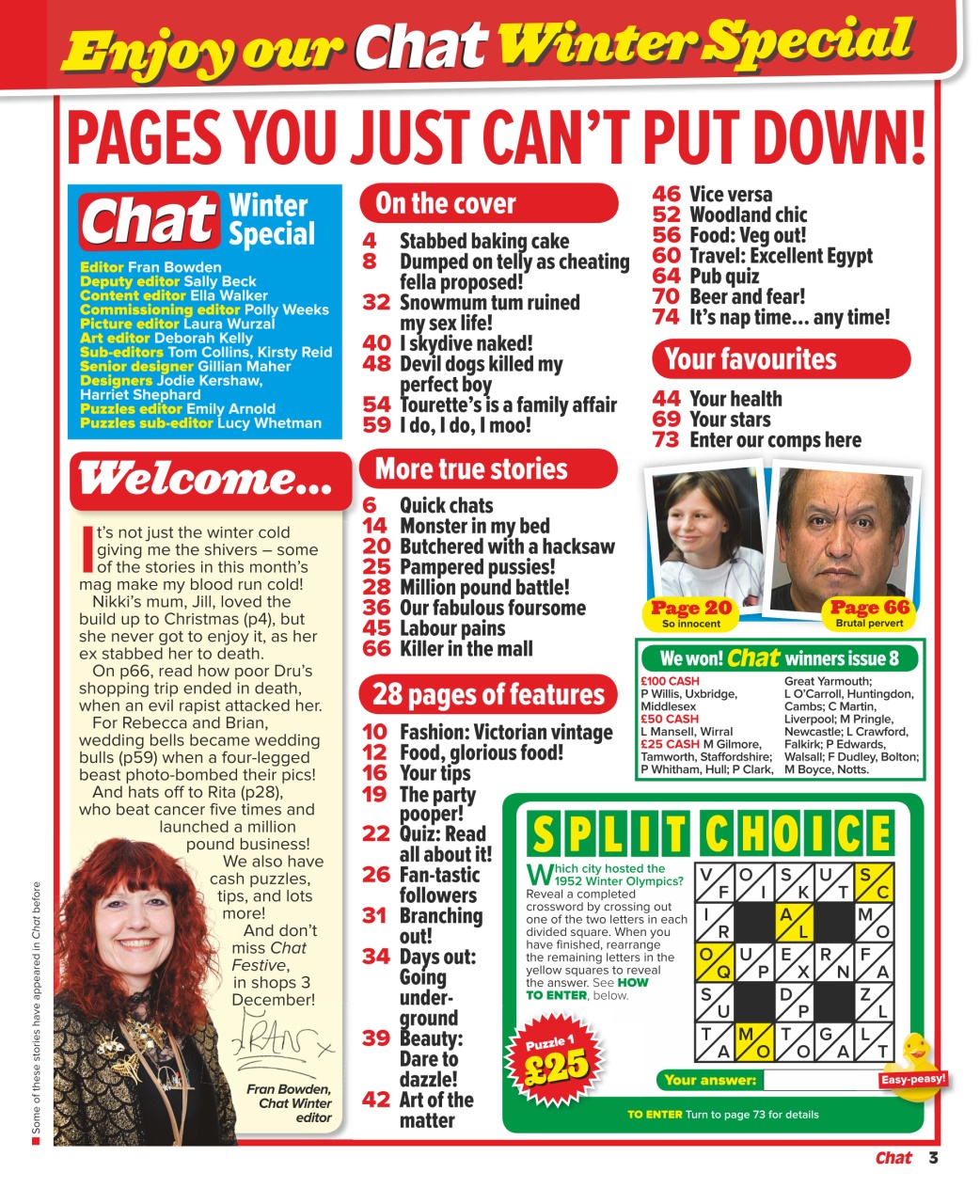 Chat Specials Preview Pages