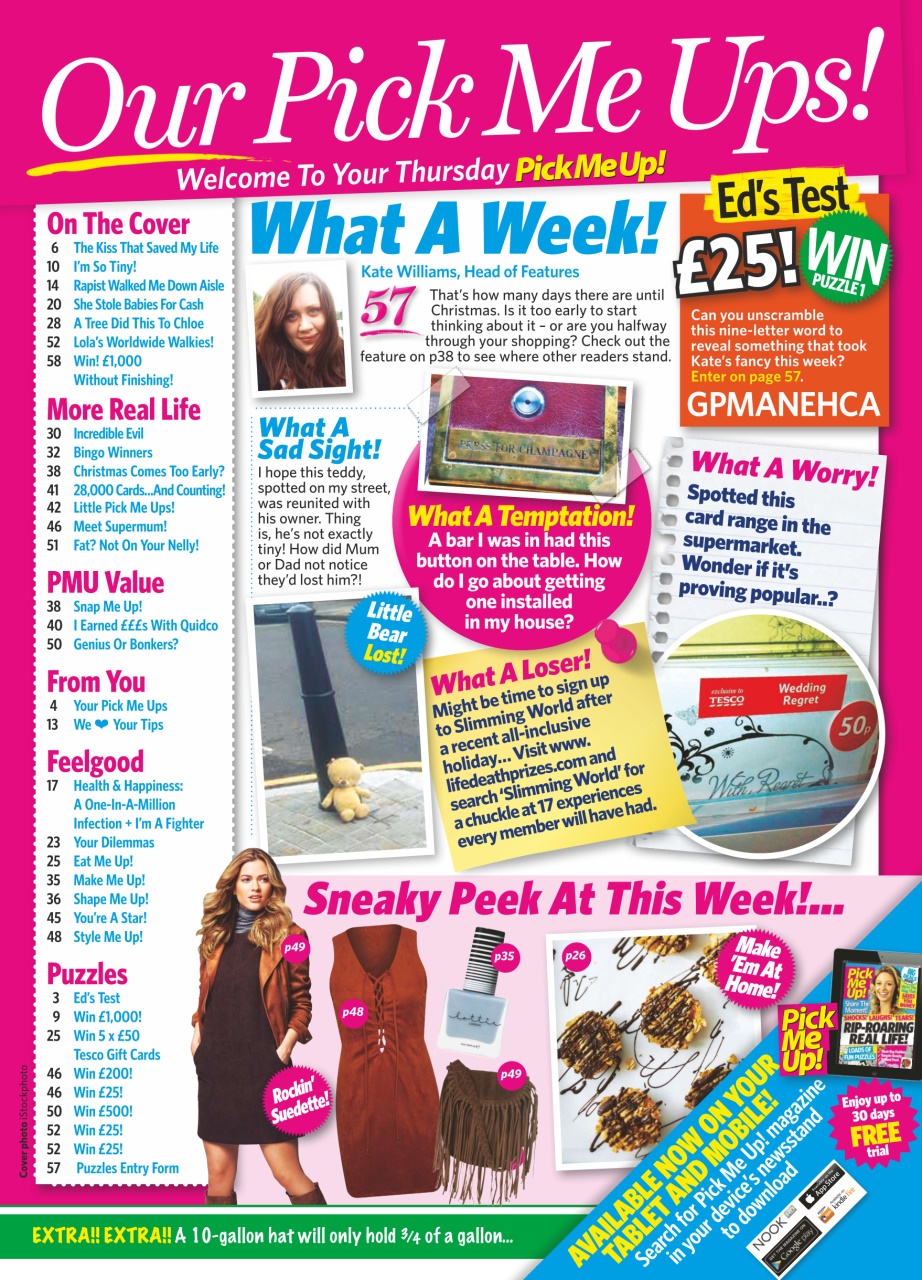 Pick Me Up Preview Pages