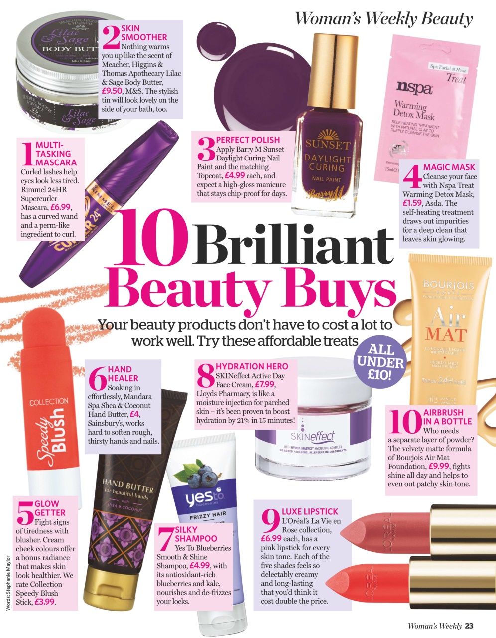 Woman's Weekly Preview Pages