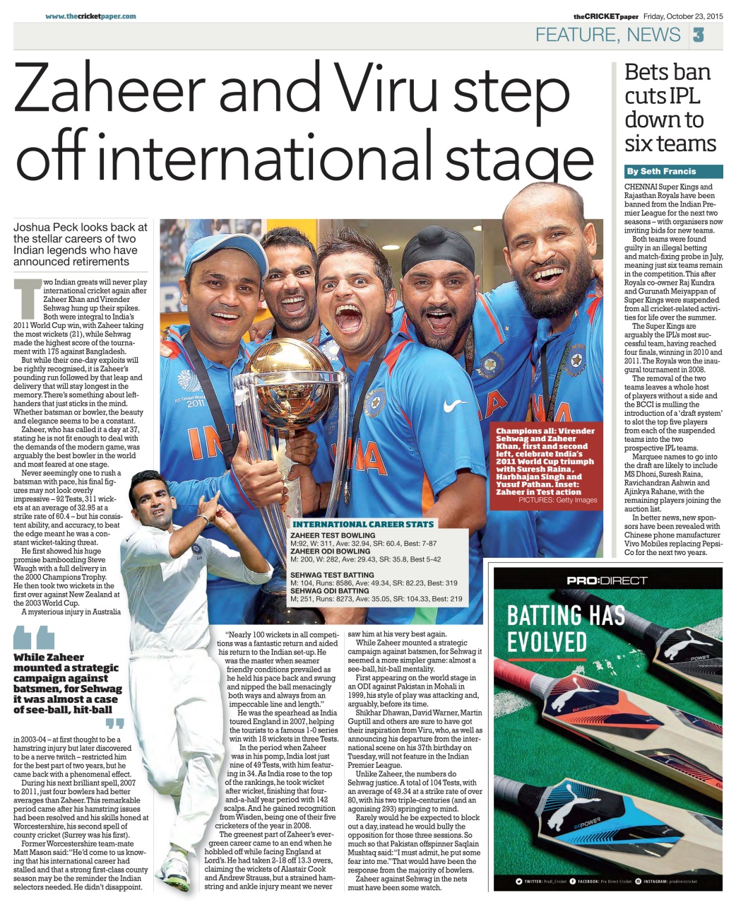 The Cricket Paper Preview Pages