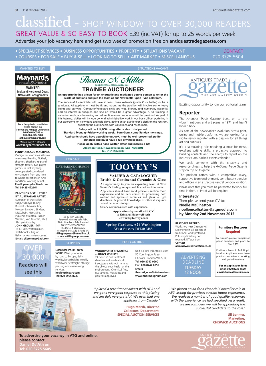 Antiques Trade Gazette Preview Pages