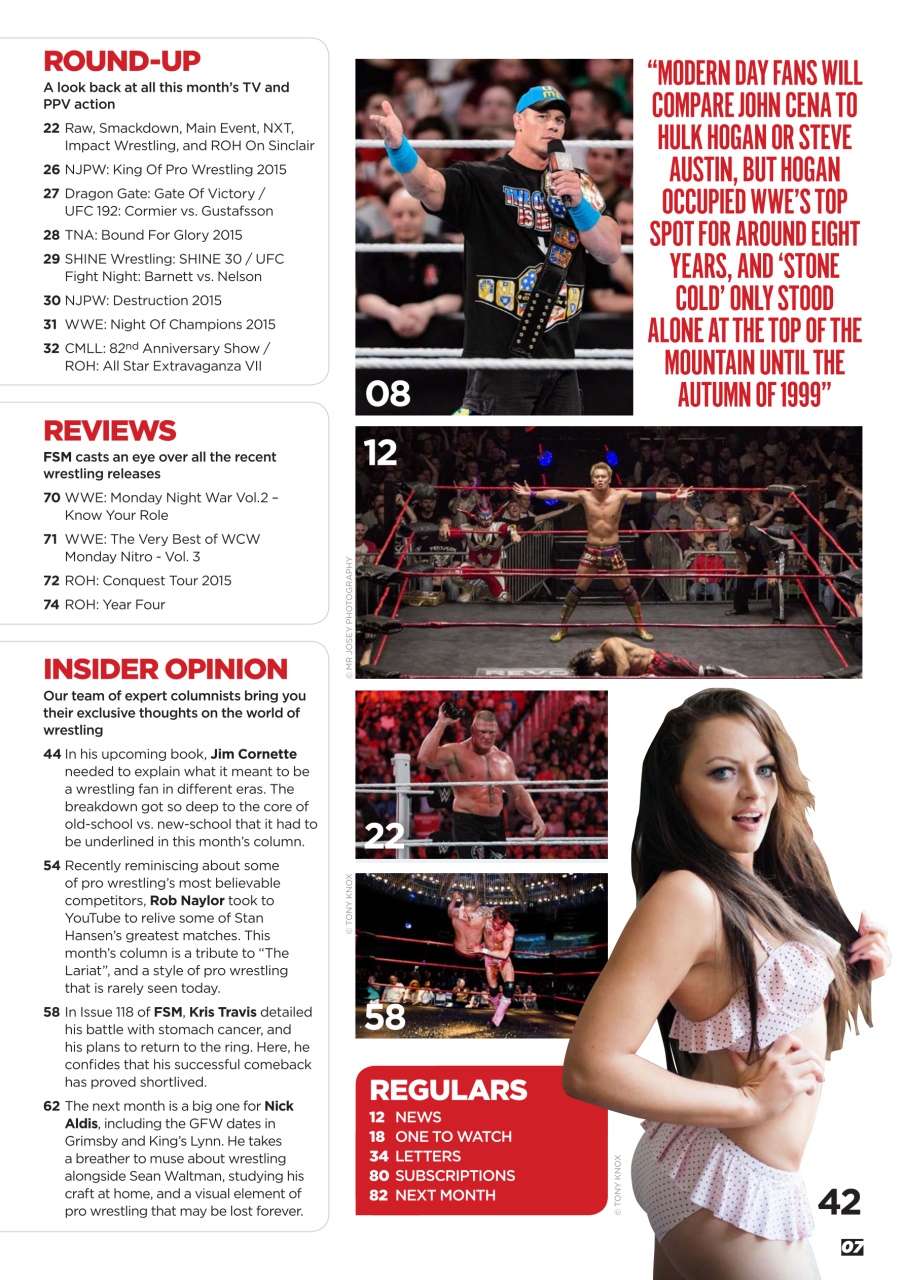 Wrestletalk Magazine Preview Pages