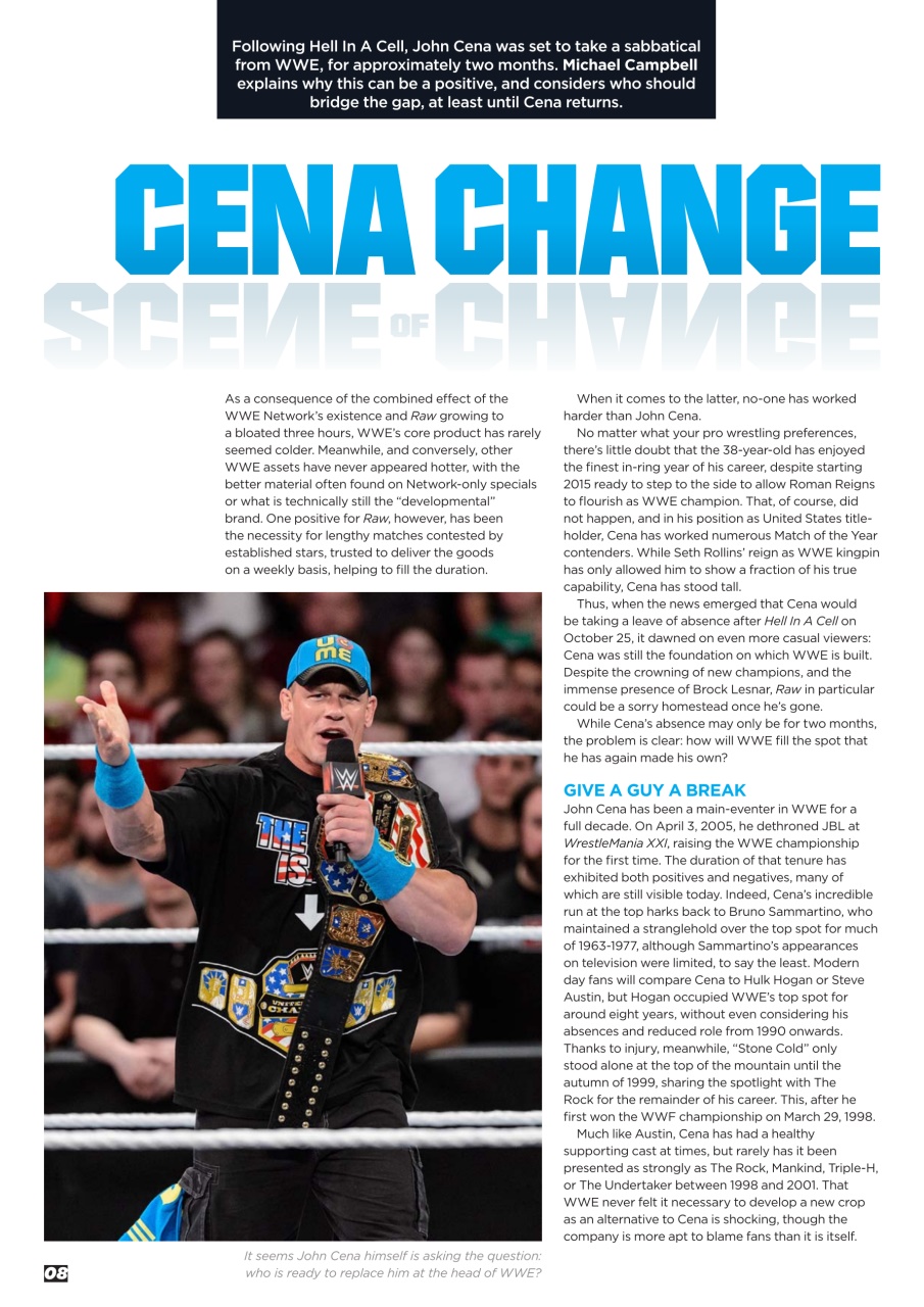 Wrestletalk Magazine Preview Pages