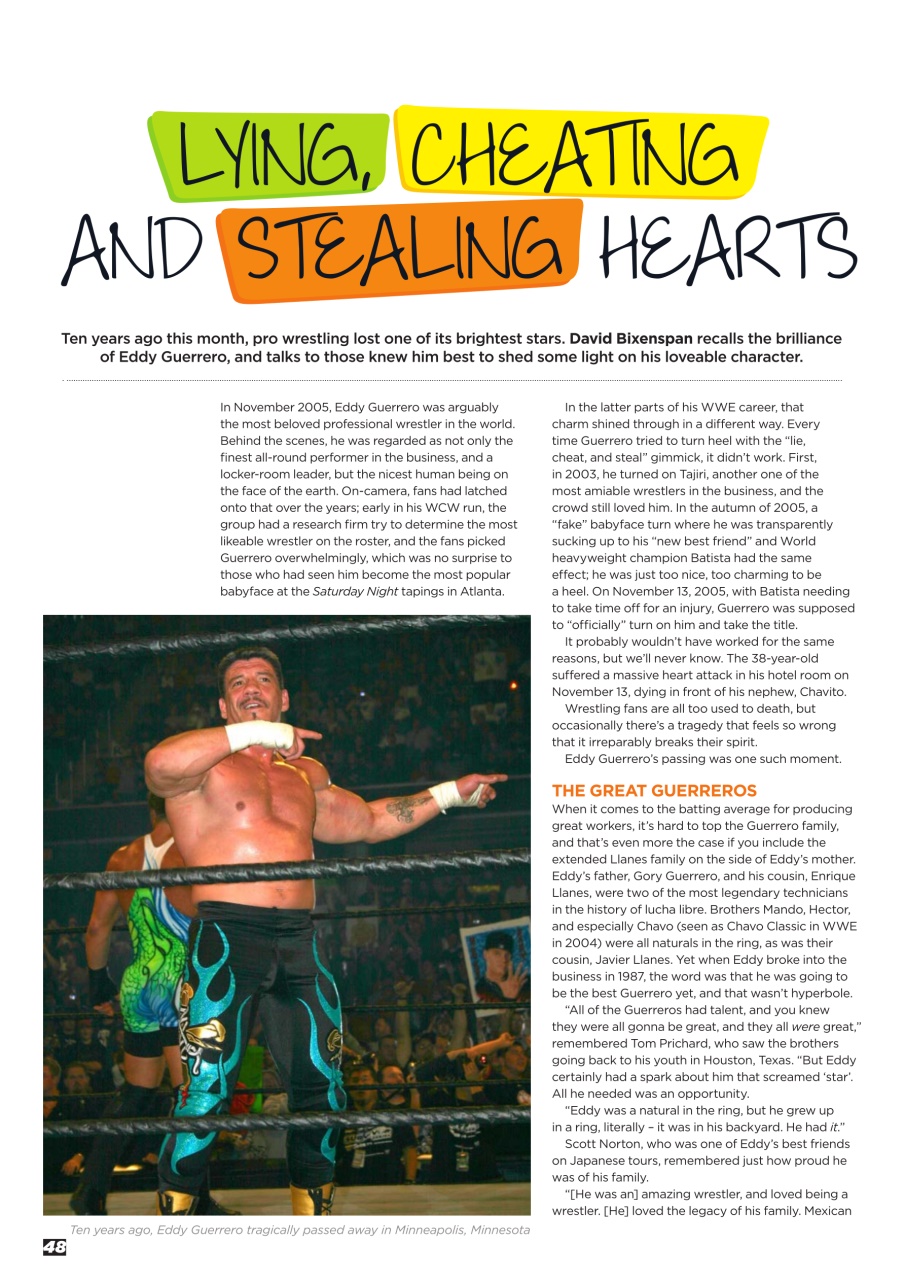 Wrestletalk Magazine Preview Pages