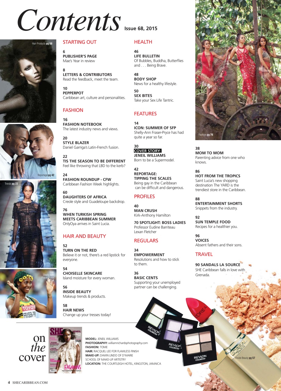 She Caribbean Preview Pages