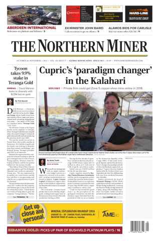 The Northern Miner issue Vol. 101 No. 37
