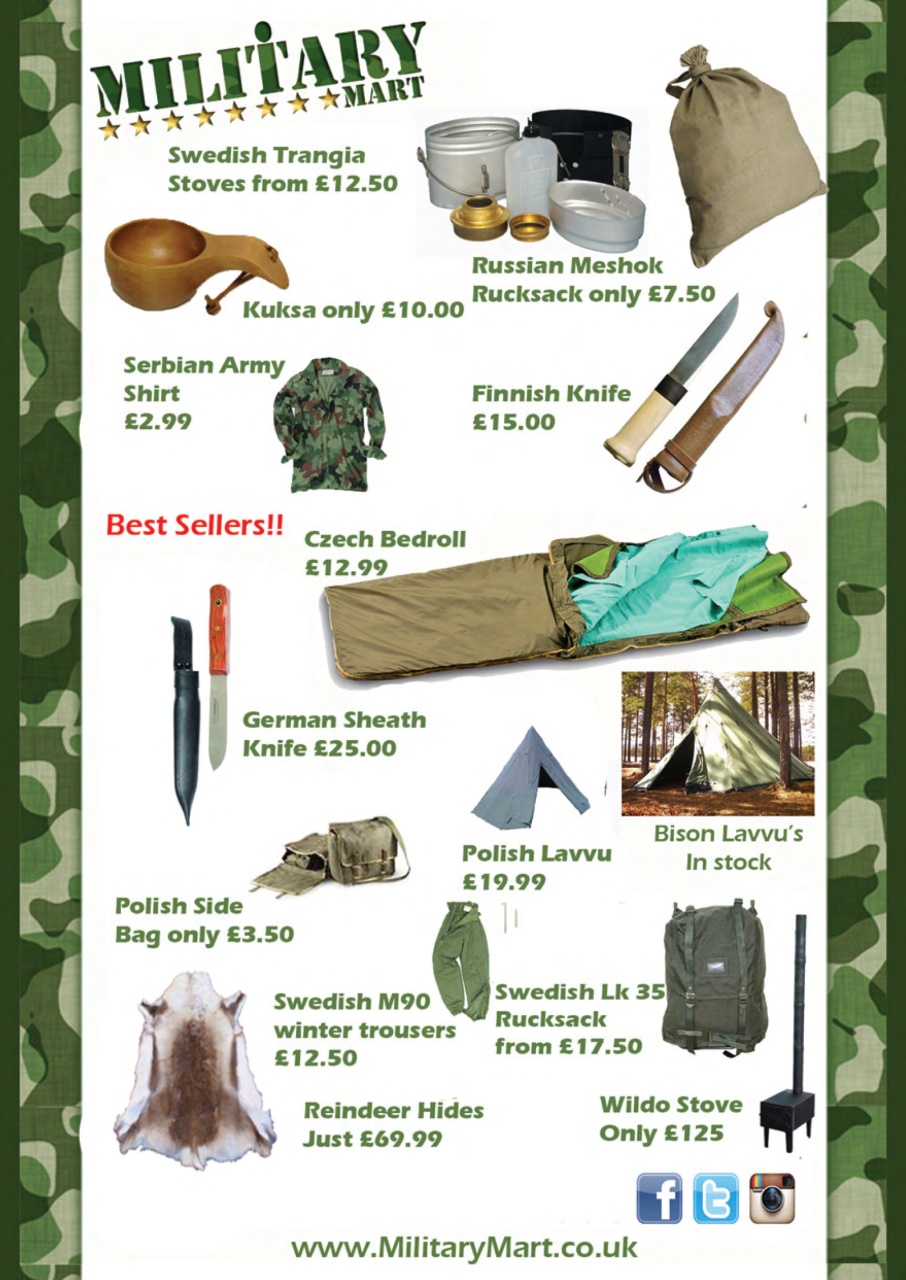 Bushcraft & Survival Skills Magazine Preview Pages