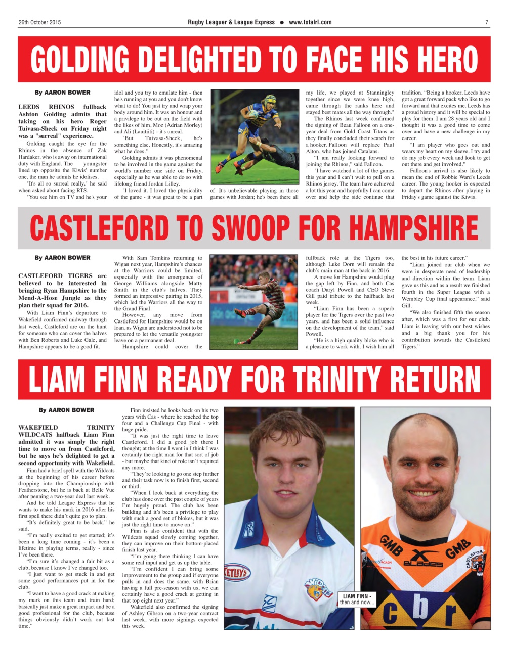 League Express Preview Pages